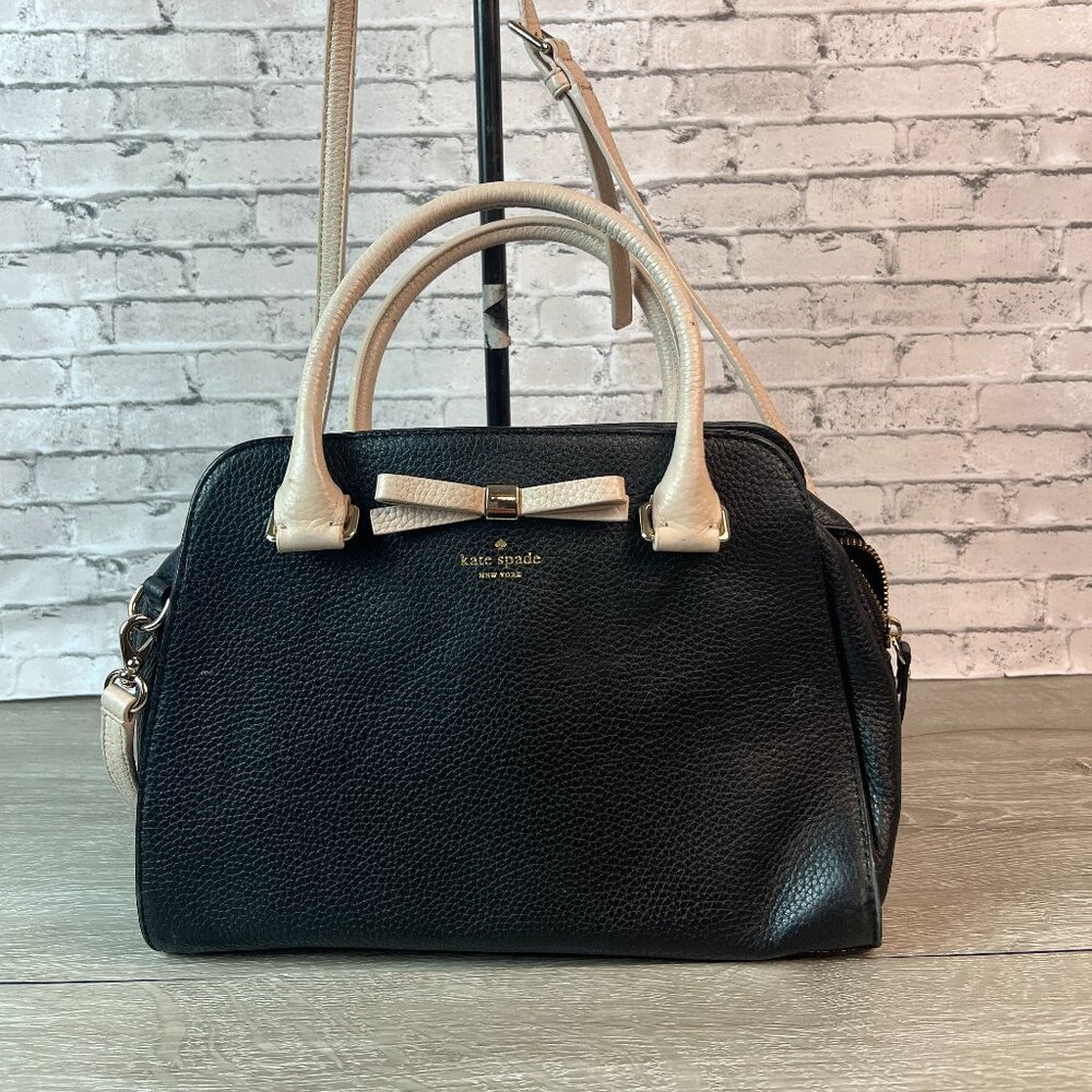 Kate Spade New York Henderson Street Sawyer satchel bag in black